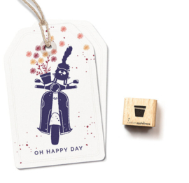 Cats on Appletrees - 28389 - Ministempel - Bloem pot 7