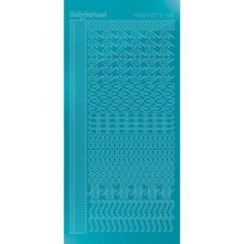 Hobbydots sticker 18 - Mirror Azure Blue - STDM18M