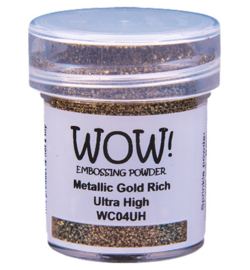 Wow! - WC04UH - Embossing Powder - Ultra High - Metallic Colours - Gold Rich