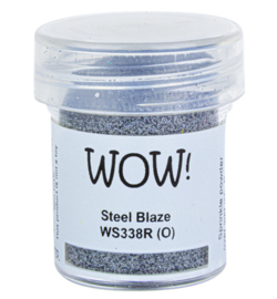 Wow! - WS338R - Embossing Powder - Regular - Embossing Glitters - Steel Blaze