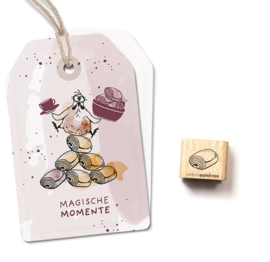 Cats on Appletrees - 28298 - Ministempel - Chocoladebroodje