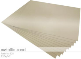 Cardstock Metallic - Parelmoer Sand - A4 - 250 grams