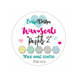 Carlijn design - CDWX-0010 - Waxzegel melts Pastels 2