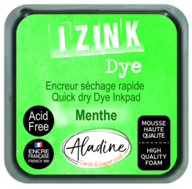 Aladine inkpad izink Dye vert menthe