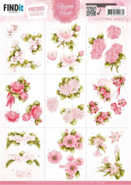 Cutting Sheets - Precious Marieke - Blossom Blush - Mini - CD12239