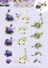 3D knipvel Precious Marieke - Spring Flowers CD10992