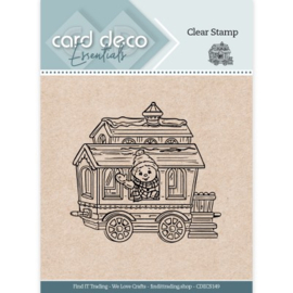 Card Deco Essentials - CDECS149 - Clear Stamps - Train Wagon