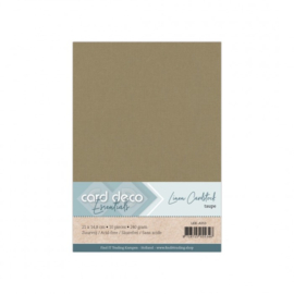 Linnenkarton -  A5 - Taupe - LKK-A553