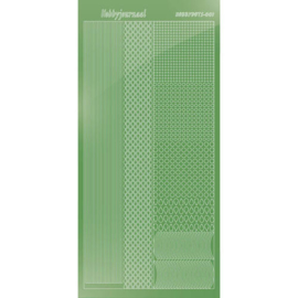 Hobbydots sticker - Mirror - Lime