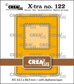 Crealies - X-tra stansen no. 122, ATC diaraam