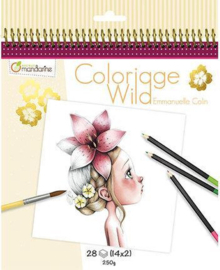 Coloriage wild - Emmanuelle Colin - Kleurboek