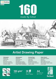 Schut Artist Drawing Paper 160 gram A4 bloc a 30 vel