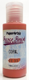 Fresco Finish - Coral - FF122 - PaperArtsy
