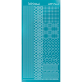 Hobbydots sticker 01 - Mirror Azure Blue - STDM01M