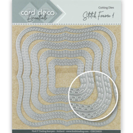 Card Deco Essentials Cutting Dies Stitch Frame 1 -  CDECD0033