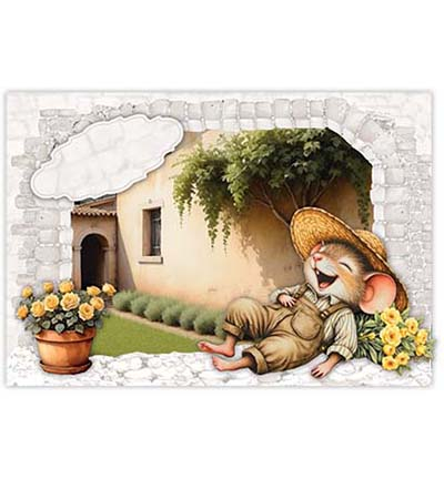 Creatief Art - RE2530-0185 - Mice Paradise 01