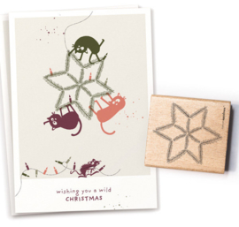 Cats on Appletrees - 27971 - Stempel - Dennentak Ster