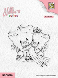 Nellie choice  NCCS028 Nellie's Christmas Cuties "cosily und a warm scarf"