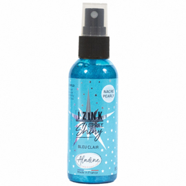 IZINK SPRAY SHINY -  Blue clair (light blue)