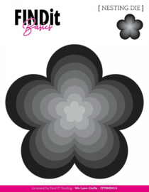 Find It Basics - Nesting Dies - Bloom Flower - FITBND016