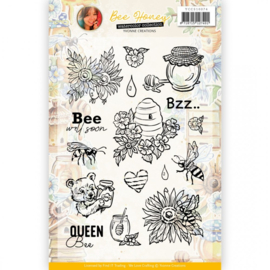 Yvonne Creations - Clear Stamps - Bee Honey - YCCS10074