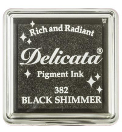 Delicata Black Shimmer Small inkpad DE-SML-382