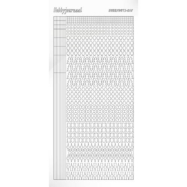 Hobbydots sticker - Adhesive White