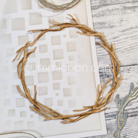 Gummiapan - dies - D250343 - Large Wreath