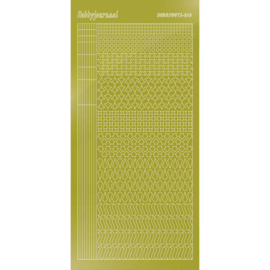 Hobbydots sticker - Mirror - Yellow