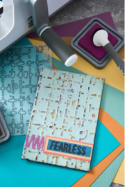 Sizzix - Multi-Level Embossing Folder Grid Graph by Seth Apter - 667020