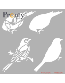 Pronty Crafts Mask stencil Layered birds 15 x 15 cm - 470.806.045