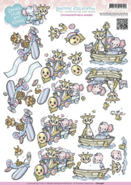 3D Knipvel - Yvonne Creations - Smiles, Hugs and Kisses - Adoption CD10461