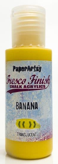 Fresco Finish - Banana - FF91 - Tracy Scott - PaperArtsy