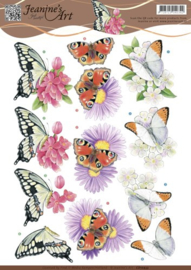 3D knipvel Jeanine's Art - Butterflies CD10933