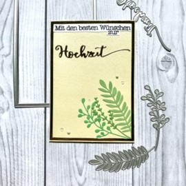 Kulricke - Zarte Blätter - Stanze - Craft Die - CD729