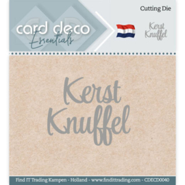 Card Deco Essentials  CDECD0040- Cutting Dies - Kerst Knuffel