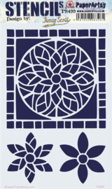 PaperArtsy - Stencil 499 Large {Tracy Scott}