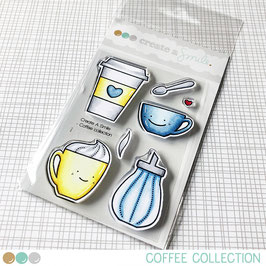 Create a smile Clear A7 Coffee Collection