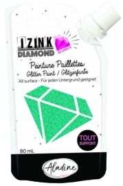 IZINK Diamond glitterverf/pasta 24 karaat- 80 ml - Turquoise - 80328