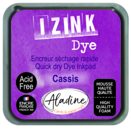 Aladine inkpad izink dye violine cassis