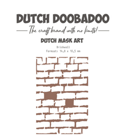 Dutch Doobadoo - Dutch Mask Art Brickwall - 470.784.375