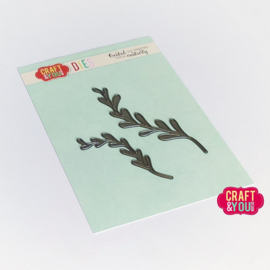 Craft & You Design CW247 Cutting Die - Drooping twigs