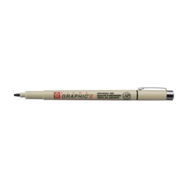 Sakura - Pigma Graphic 2 - 2.0 mm - Zwart
