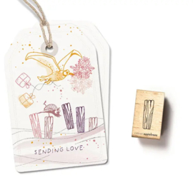 Cats on Appletrees - 28250 - Stempel Holzpfahl 3