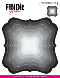 Find It Basics - Nesting Dies - Deco Squares - FITBND011