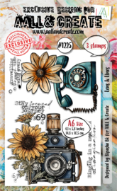 AALL & Create - #1225 - A6 Stamp Set - Lens & Lines