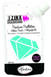 IZINK Diamond glitterverf/pasta 24 karaat- 80 ml - Lichtblauw -  80318