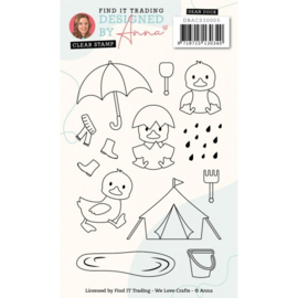 Designed by Anna - Mix and Match Clear Stamps - Dean Duck - DBACS10003