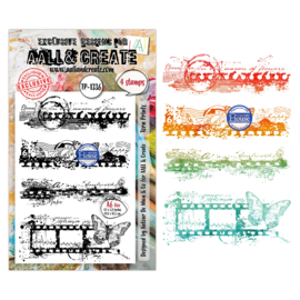 AALL & Create - TP-1336 - A6 Stamp Sets - Torn Prints