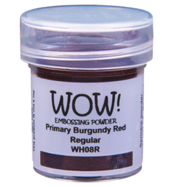 Wow! - WH08R - Embossing Powder - Regular - Primary - Burgundy Red